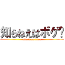 知らねえはボゲ〜 (attack on titan)