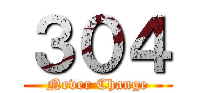 ３０４ (Never Change)
