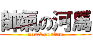 帥氣の河馬 (attack on titan)