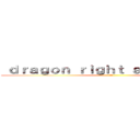  ｄｒａｇｏｎ ｒｉｇｈｔ ａｎｄ ｗｒｏｎｇ (竜正)