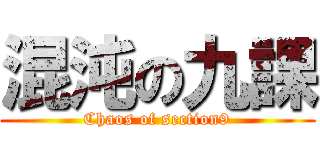 混沌の九課 (Chaos of section9)