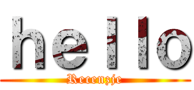 ｈｅｌｌｏ (Recenzje)