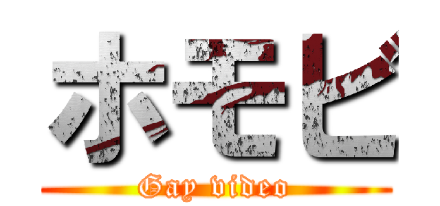 ホモビ (Gay video)