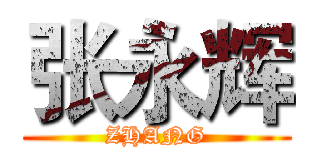张永辉 (ZHANG)