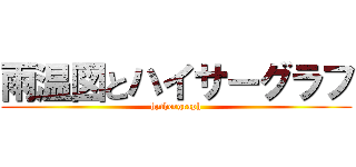 雨温図とハイサーグラフ (hythergraph)