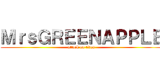 ＭｒｓＧＲＥＥＮＡＰＰＬＥ (attack on titan)