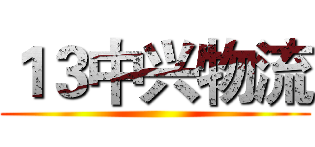 １３中兴物流 ()