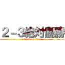 ２－３絶対優勝 (attack on titan)