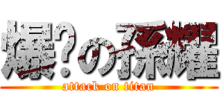 爆擊の孫耀 (attack on titan)