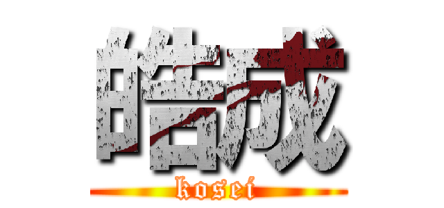 皓成 (kosei)