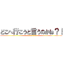 どこへ行こうと言うのかね？！ (attack on titan)