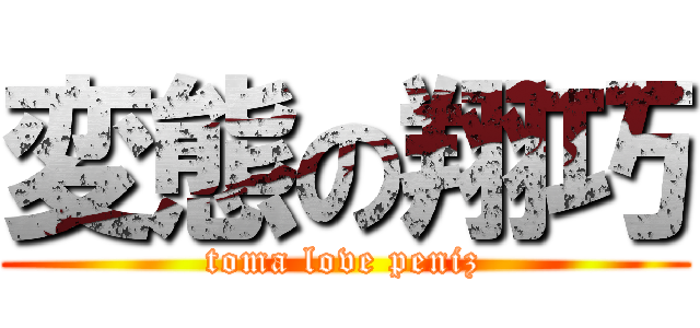 変態の翔巧 (toma love peniz)