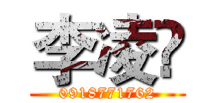 李凌逺 (0918771762)