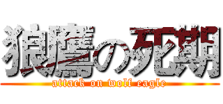 狼鷹の死期 (attack on wolf eagle)