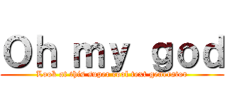 Ｏｈ ｍｙ ｇｏｄ (Look at this super cool text generator)