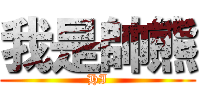 我是帥熊 (HI)
