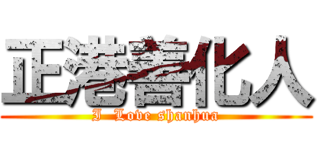 正港善化人 (I  Love shanhua)