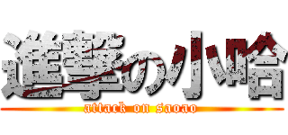 進撃の小哈 (attack on saoao)