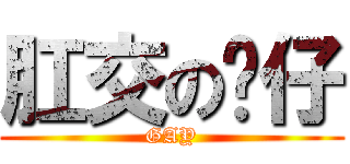 肛交の咖仔 (GAY)