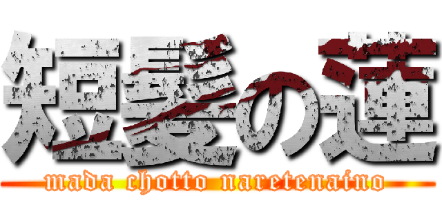 短髪の蓮 (mada chotto naretenaino)