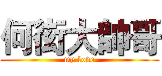 何衒大帥哥 (my love)