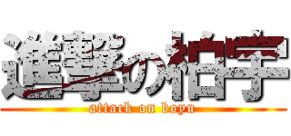 進撃の柏宇 (attack on boyu)