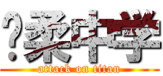 宽柔中学 (attack on titan)