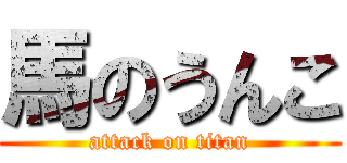 馬のうんこ (attack on titan)