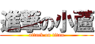 進撃の小蘆 (attack on titan)