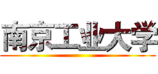 南京工业大学 ()