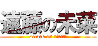 遠藤の未菜 (attack on titan)