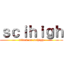 ｓｃｉｈｉｇｈ (attack on scihigh)
