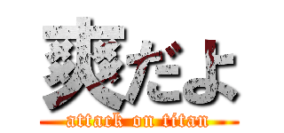 爽だよ (attack on titan)