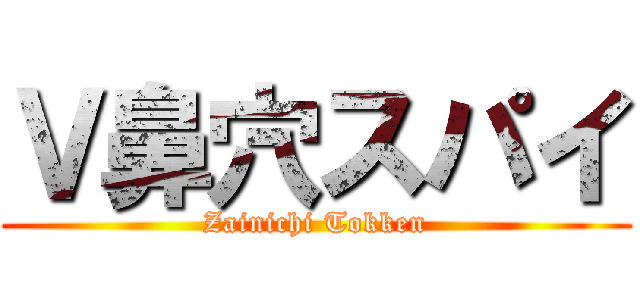 Ｖ鼻穴スパイ (Zainichi Tokken)