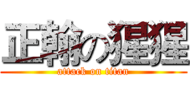 正翰の猩猩 (attack on titan)