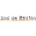 ２ｎｄ ｄｅ Ｂａｕｌｏｎ (QUESTION RÉPONSE)