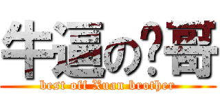 牛逼の瑄哥 (best off Xuan brother)