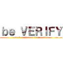 ｂｅ ＶＥＲＩＦＹ (attack on titan on titan on titan)