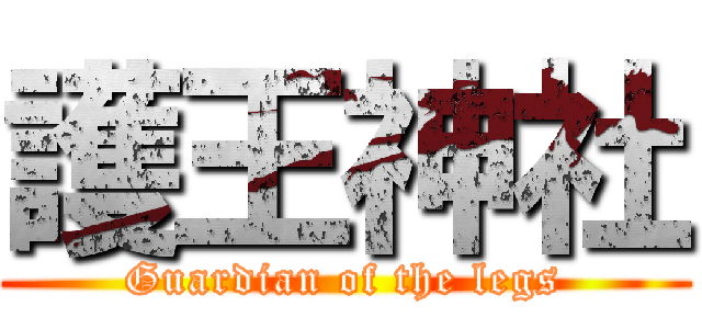 護王神社 (Guardian of the legs)