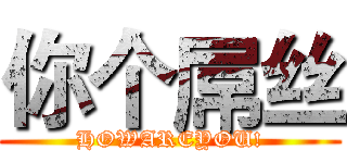 你个屌丝 (HOWAREYOU!)