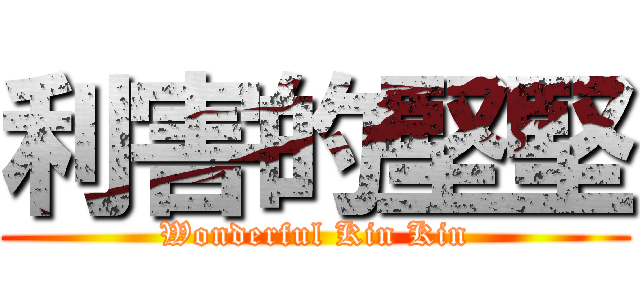 利害的堅堅 (Wonderful Kin Kin)