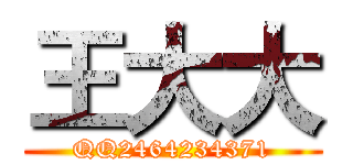 王大大 (QQ2464234371)