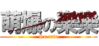 萌爆の樂樂 (So cute)