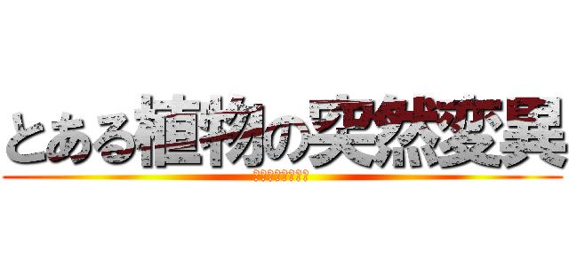 とある植物の突然変異 (メタモルフォーゼ)