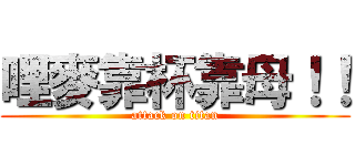 哩麥靠杯靠母！！ (attack on titan)