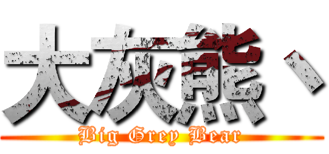 大灰熊丶 (Big Grey Bear)