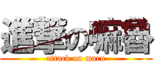 進撃の嘛魯 (attack on maru)