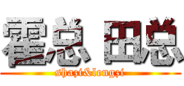 霍总 田总 (shazi&lengzi)