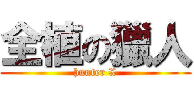 全植の獵人 (hunter X)