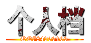 个人档 (QQ784369169)